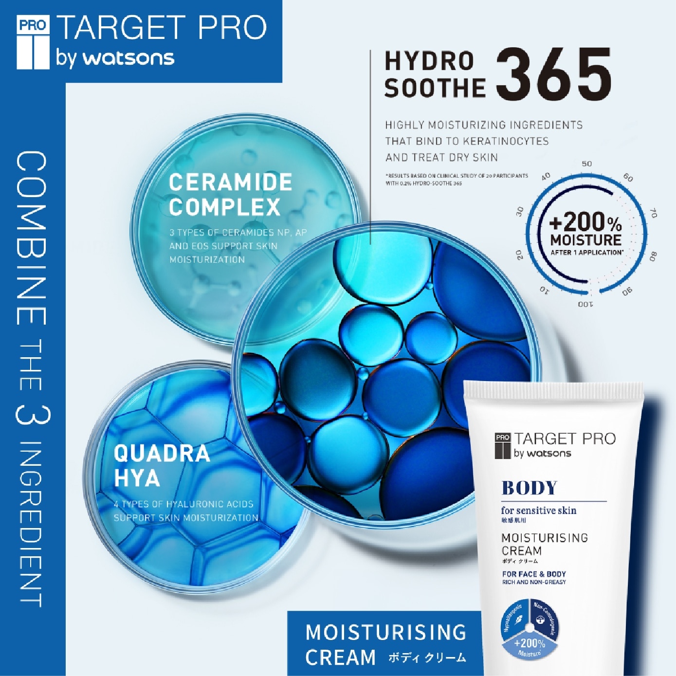 Moisturising Cream for Face & Body 300g