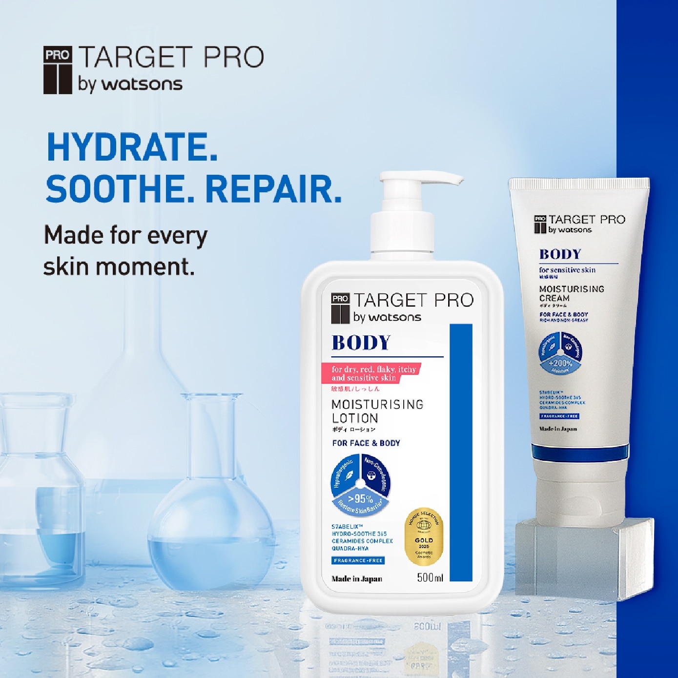 Moisturising Cream for Face & Body 300g