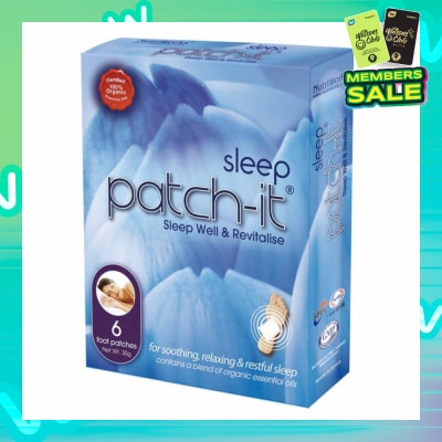 PATCH-IT Sleep Foot Patch (For Soothing + Relaxing + Restful Sleep) 30g x 6s