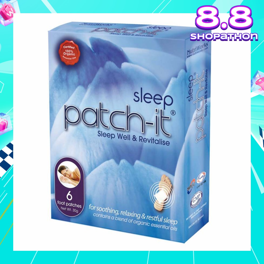 Sleep Foot Patch (For Soothing + Relaxing + Restful Sleep) 30g x 6s