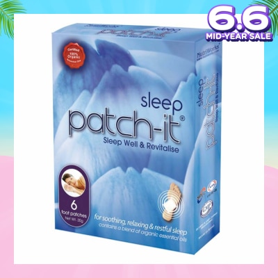PATCH-IT Sleep Foot Patch (For Soothing + Relaxing + Restful Sleep) 30g x 6s