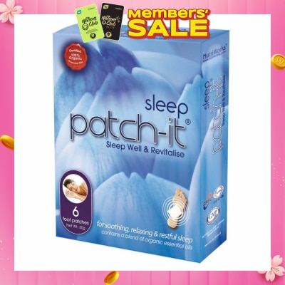 PATCH-IT Sleep Foot Patch (For Soothing + Relaxing + Restful Sleep) 30g x 6s