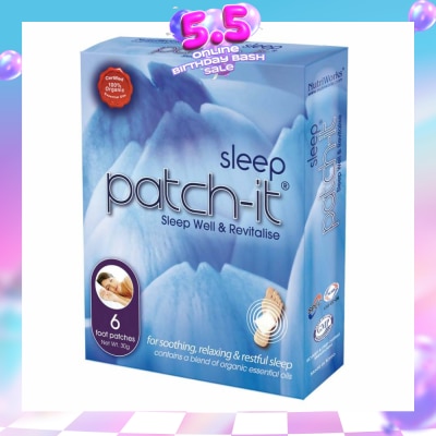 PATCH-IT - Sleep Foot Patch (For Soothing + Relaxing + Restful Sleep) 30g x 6s