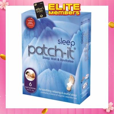 PATCH-IT Sleep Foot Patch (For Soothing + Relaxing + Restful Sleep) 30g x 6s