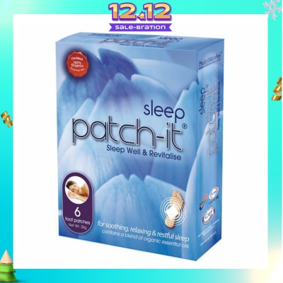 PATCH-IT Sleep Foot Patch (For Soothing + Relaxing + Restful Sleep) 30g x 6s