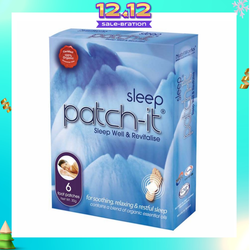 Sleep Foot Patch (For Soothing + Relaxing + Restful Sleep) 30g x 6s