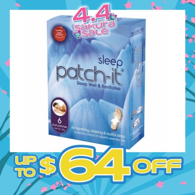 PATCH-IT - Sleep Foot Patch (For Soothing + Relaxing + Restful Sleep) 30g x 6s