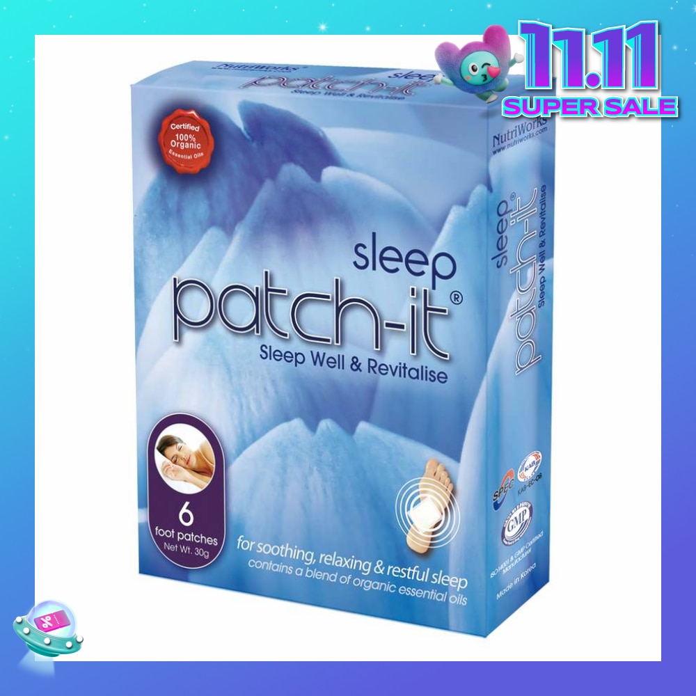 Sleep Foot Patch (For Soothing + Relaxing + Restful Sleep) 30g x 6s