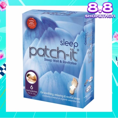PATCH-IT Sleep Foot Patch (For Soothing + Relaxing + Restful Sleep) 30g x 6s
