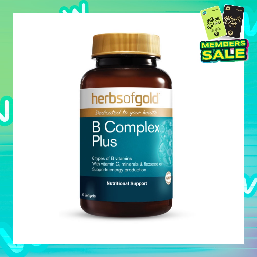 B-Complex Plus Softgel (For Energy Production & Fatigue Relief) 90s