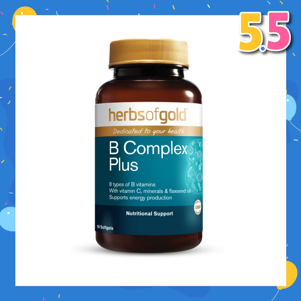 B-Complex Plus Softgel (For Energy Production & Fatigue Relief) 90s