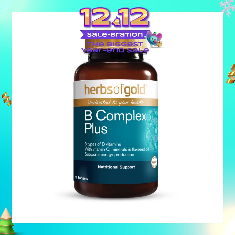 B-Complex Plus Softgel (For Energy Production & Fatigue Relief) 90s