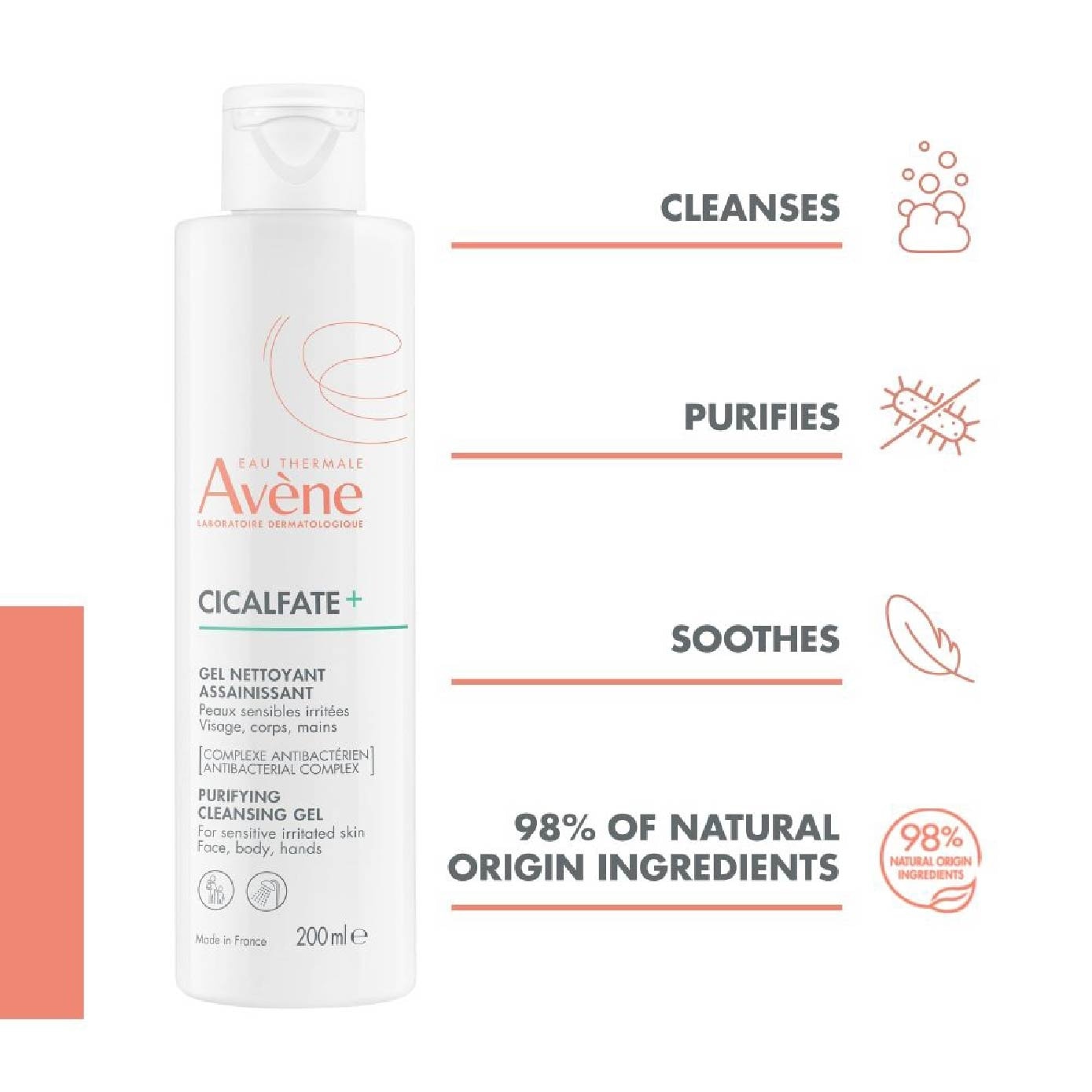 Cicalfate+ Purifying Cleansing Gel 30ml