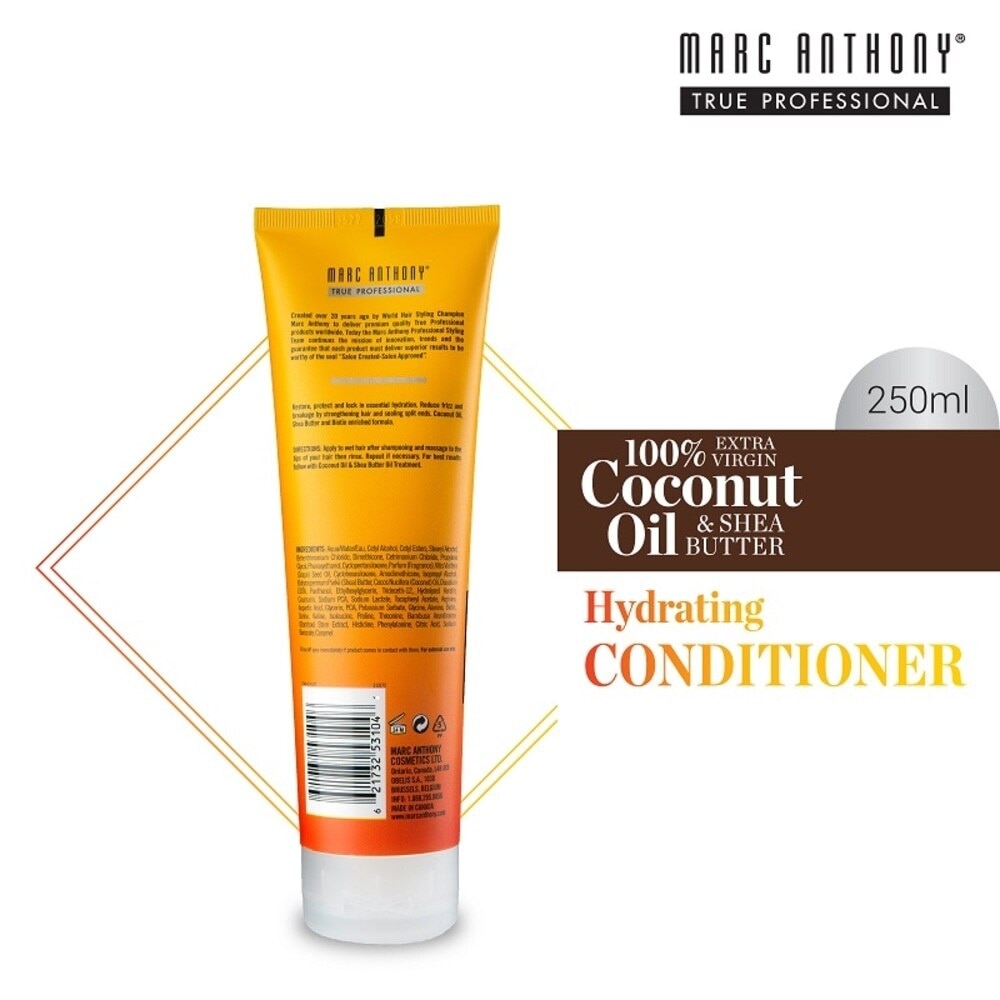 100% Coconut Oil Hydrating Conditioner Shea & Butter 250ml