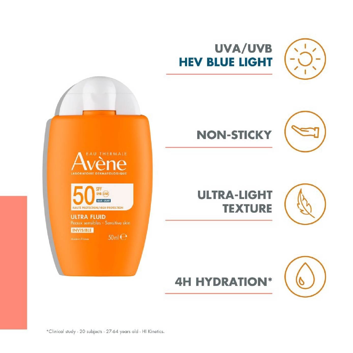Suncare Ultra Fluid Invisible SPF50+ Sun Protection Fragrance-Free 50ml