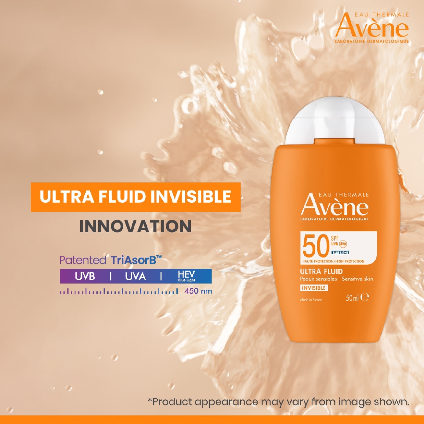 Suncare Ultra Fluid Invisible SPF50+ Sun Protection Fragrance-Free 50ml