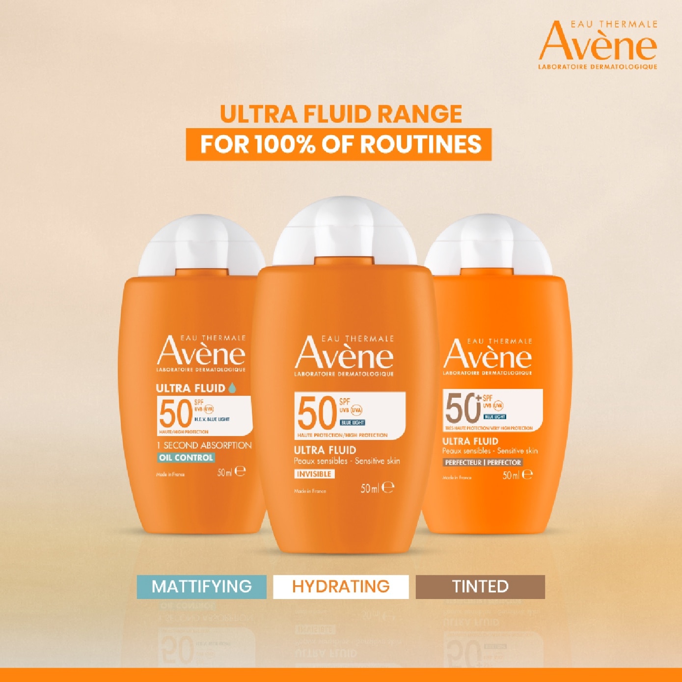 Suncare Ultra Fluid Invisible SPF50+ Sun Protection Fragrance-Free 50ml