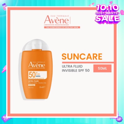 AVÈNE Suncare Ultra Fluid Invisible SPF50+ Sun Protection Fragrance-Free 50ml