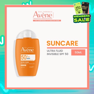 EAU THERMALE AVENE Suncare Ultra Fluid Invisible SPF50+ Sun Protection Fragrance-Free 50ml