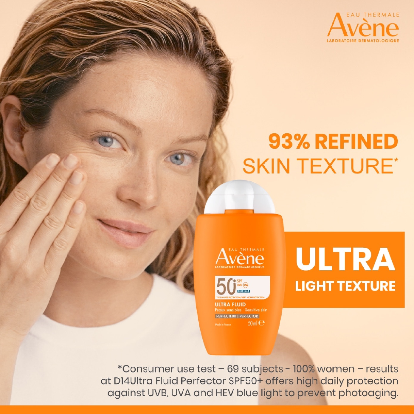 Suncare Ultra Fluid Perfecteur SPF50+ Sun Protection Fragrance-Free 50ml
