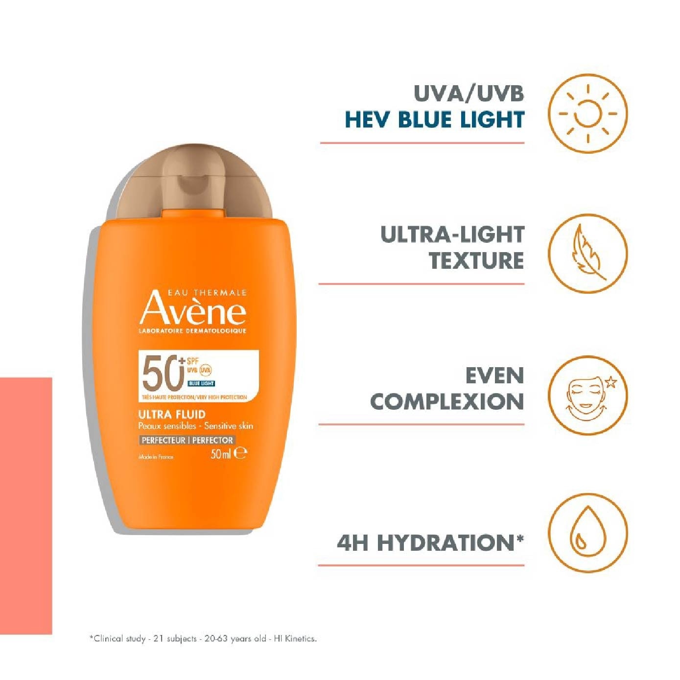 Suncare Ultra Fluid Perfecteur SPF50+ Sun Protection Fragrance-Free 50ml