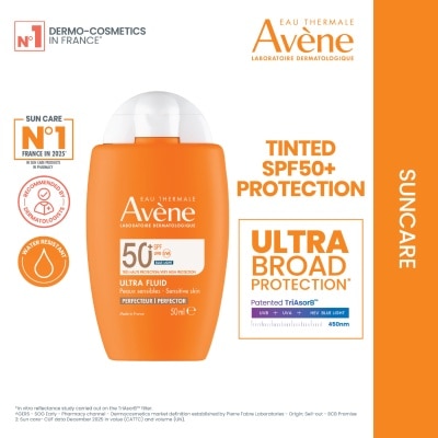 AVÈNE - Suncare Ultra Fluid Perfecteur SPF50+ Sun Protection Fragrance-Free 50ml