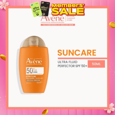 AVÈNE Suncare Ultra Fluid Perfecteur SPF50+ Sun Protection Fragrance-Free 50ml