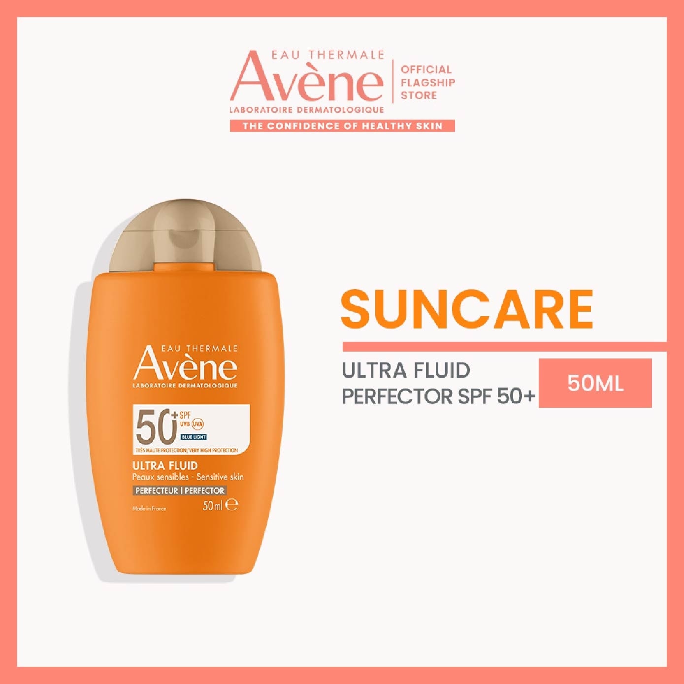 Suncare Ultra Fluid Perfecteur SPF50+ Sun Protection Fragrance-Free 50ml