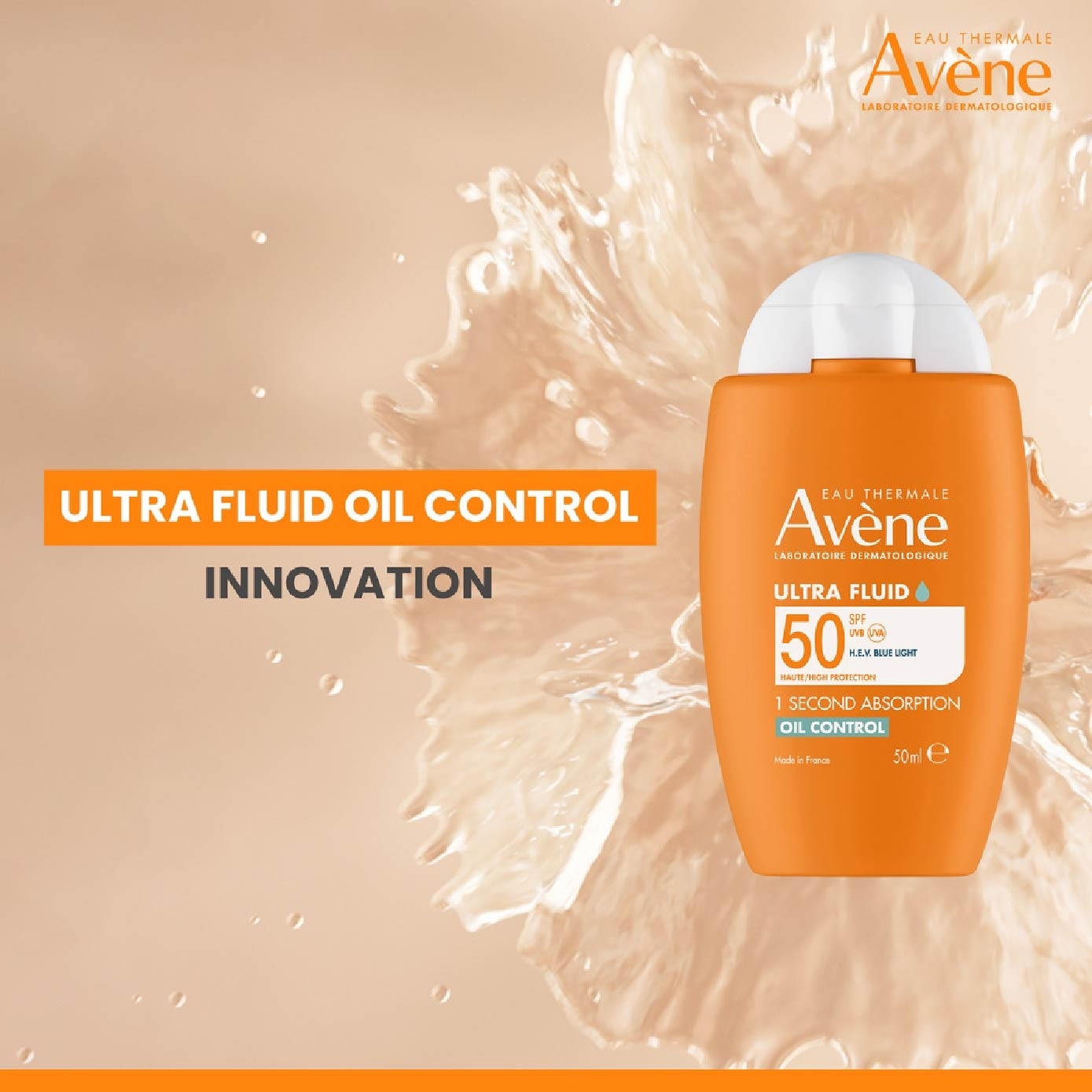 Suncare Ultra Fluid Oil Control Fragrance-Free SPF50+ 50ml