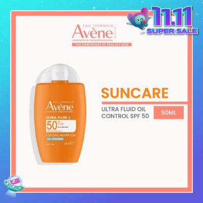 AVÈNE Suncare Ultra Fluid Oil Control Fragrance-Free SPF50+ 50ml
