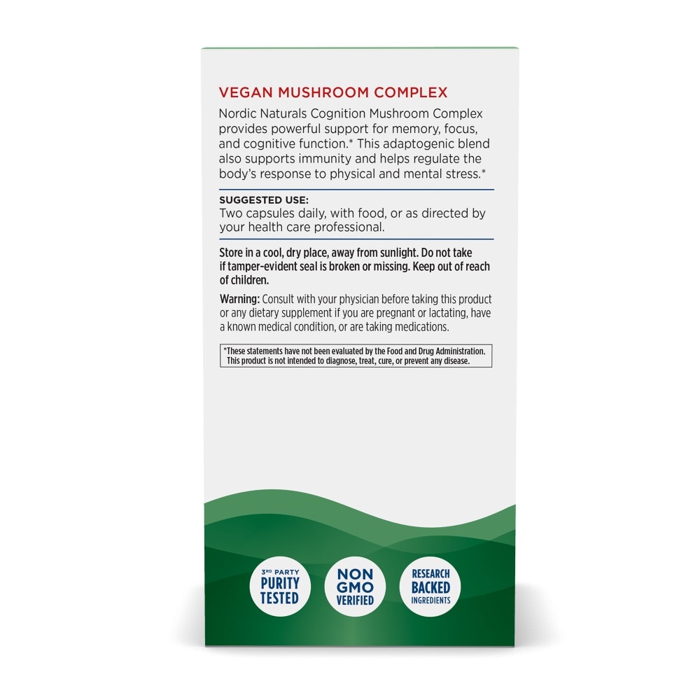 Cognition Mushroom Complex Dietary Supplement Capsule (To Support Cognition, Alertness & Concentration) 60s