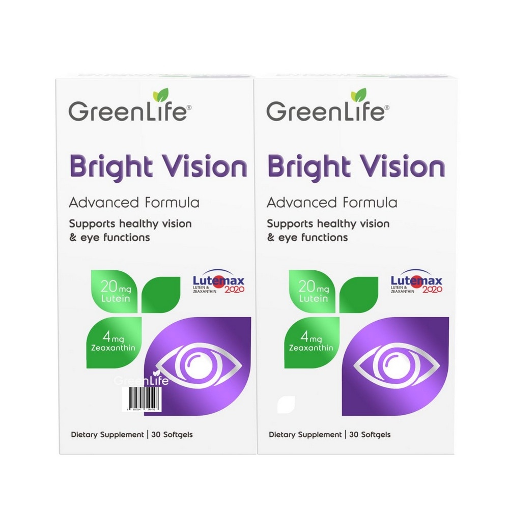 Advanced Formula Bright Vision Dietary Supplement Softgel Twinpack (To Supports Healthy Vision & Eye Functions) 30s x 2