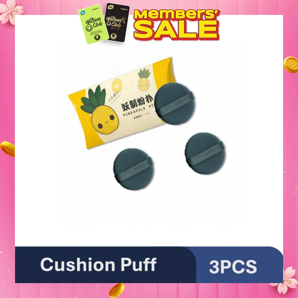 Multi-Function Pinneaple Pie Box Cushion Puff 3s
