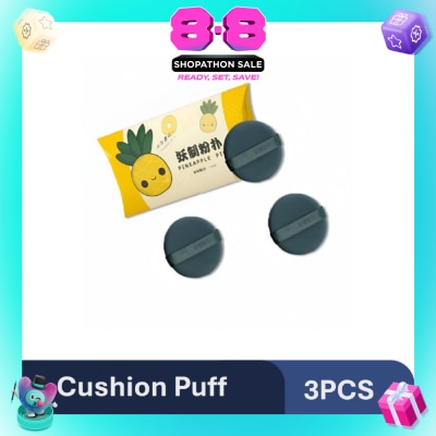 YAO ZHI - Multi-Function Pinneaple Pie Box Cushion Puff 3s
