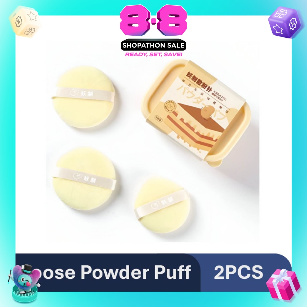 Multi-Function Soy Milk Pie Box Cushion Puff 3s