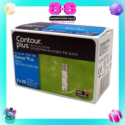 ASCENSIA - Contour Plus Test Strips 25s X 2