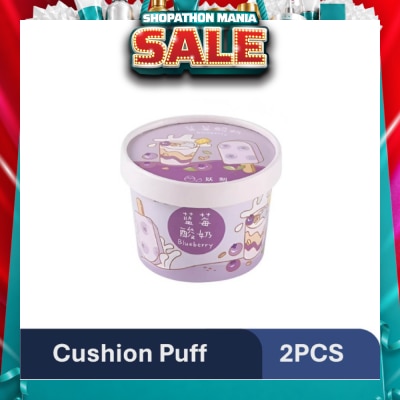 YAO ZHI - Ice-Cream Blueberry Cushion Puff 2s