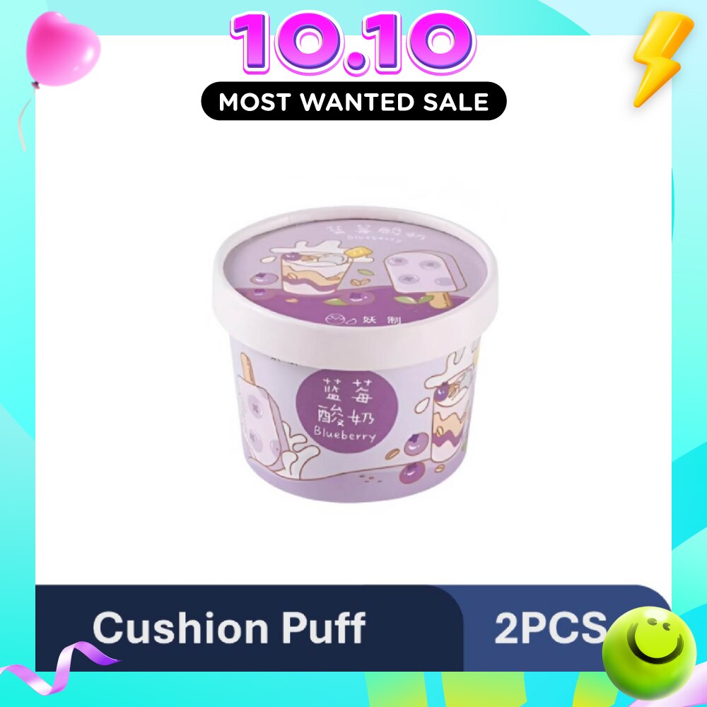 Ice Cream Blueberry Cushion Puff 2s image