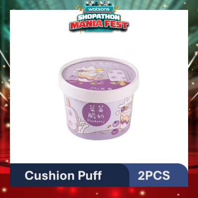 YAO ZHI - Ice-Cream Blueberry Cushion Puff 2s