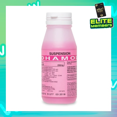 DHAMOL Paracetamol Susp 250mg/5ml 60ml