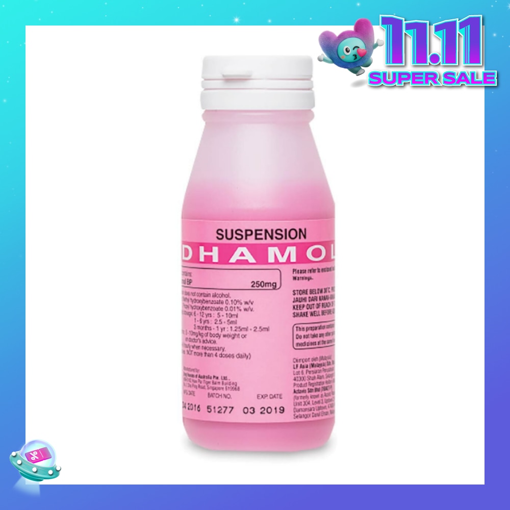 Paracetamol Susp 250mg/5ml 60ml