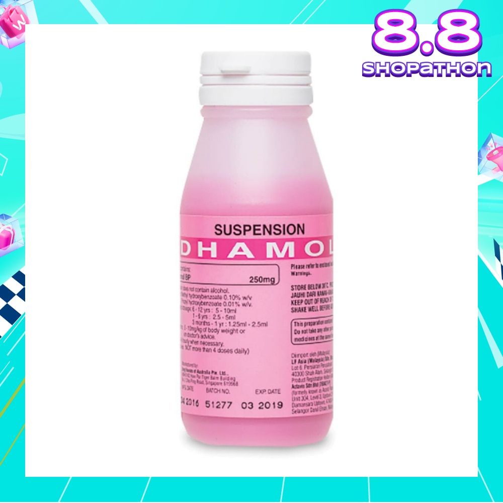 Paracetamol Susp 250mg/5ml 60ml