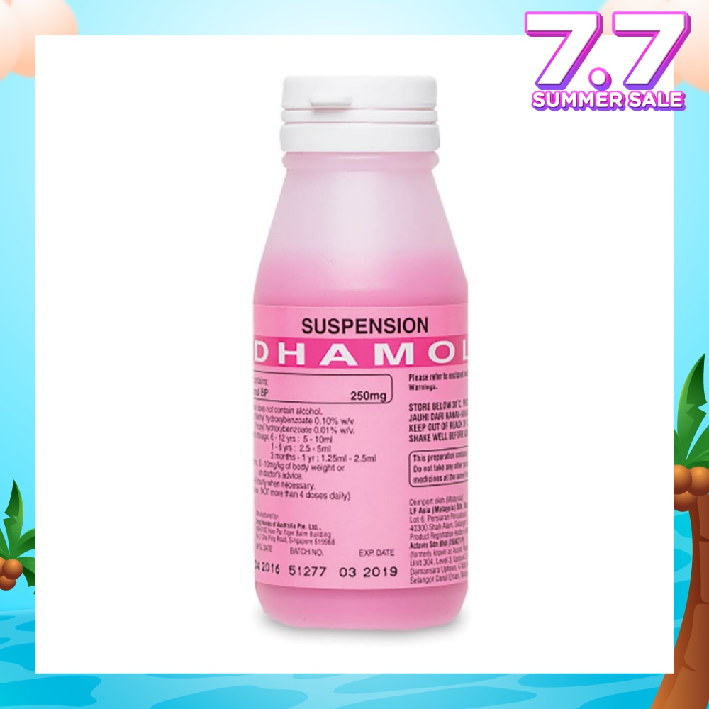 Paracetamol Susp 250mg/5ml 60ml