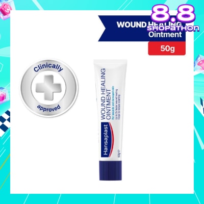 HANSAPLAST Wound Healing Ointment For Wounds & Damaged Skin (Up to 2X Faster Wound Healing & Reduce Scarring) 50g