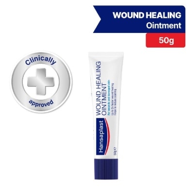 HANSAPLAST Wound Healing Ointment For Wounds & Damaged Skin (Up to 2X Faster Wound Healing & Reduce Scarring) 50g