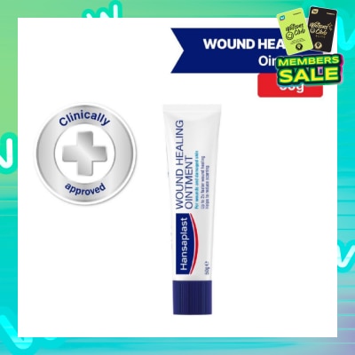 HANSAPLAST Wound Healing Ointment For Wounds & Damaged Skin (Up to 2X Faster Wound Healing & Reduce Scarring) 50g