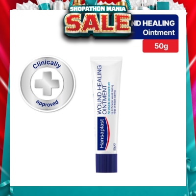 HANSAPLAST - Wound Healing Ointment For Wounds & Damaged Skin (Up to 2X Faster Wound Healing & Reduce Scarring) 50g