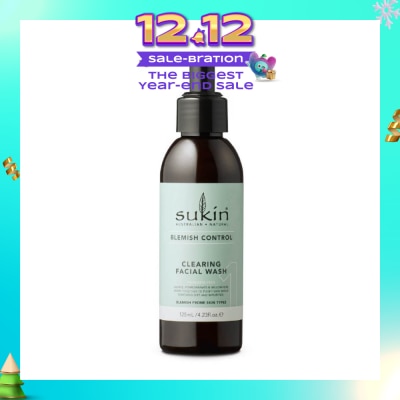 SUKIN Clearing Facial Wash Blemish Control (125ml)