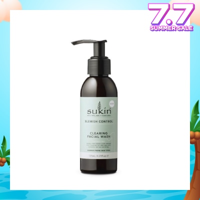 SUKIN Clearing Facial Wash Blemish Control (125ml)