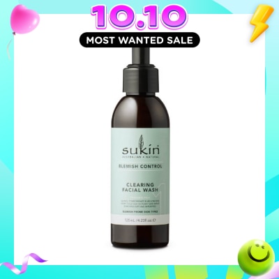 SUKIN Clearing Facial Wash Blemish Control (125ml) image